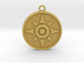 Digimon Crest of Courage in Tan Fine Detail Plastic