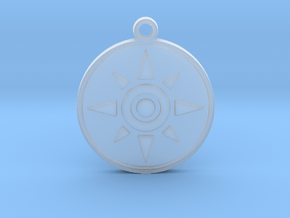 Digimon Crest of Courage in Clear Ultra Fine Detail Plastic