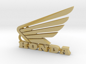 Honda Keychain Pendant  in Tan Fine Detail Plastic