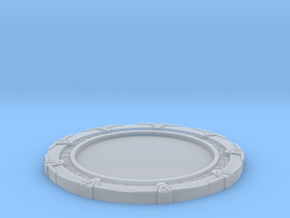 Stargate Coasters v2 in Clear Ultra Fine Detail Plastic