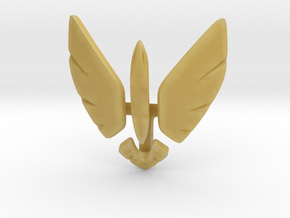 Eagle Jet Moded pendant in Tan Fine Detail Plastic