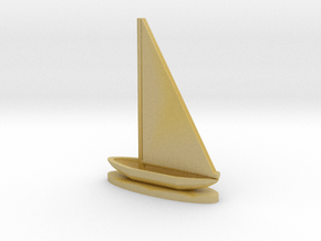 Sailboat in Tan Fine Detail Plastic