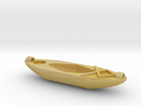 Kayak Ornament in Tan Fine Detail Plastic