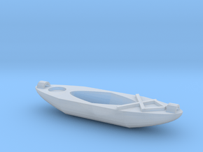 Kayak Ornament in Clear Ultra Fine Detail Plastic