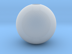 Sphere 1in Hollow in Clear Ultra Fine Detail Plastic