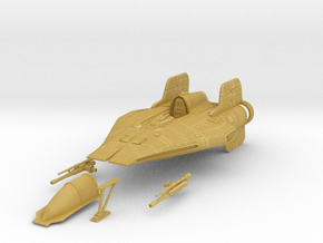 A-Wing 1/72 scale in Tan Fine Detail Plastic