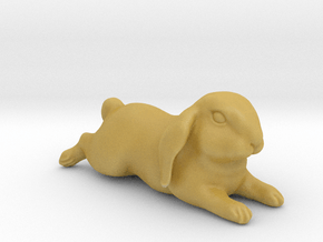 Custom Rabbit Figurine - KK in Tan Fine Detail Plastic
