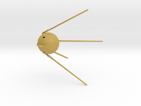 Sputnik Large in Tan Fine Detail Plastic