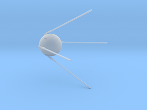 Sputnik Large in Clear Ultra Fine Detail Plastic