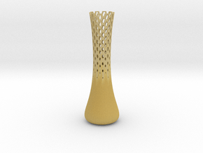 Jin Vase  in Tan Fine Detail Plastic