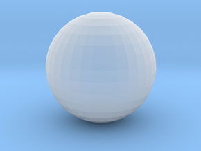 Sphere in Clear Ultra Fine Detail Plastic