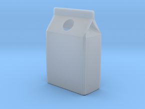 Milk Carton Vase in Clear Ultra Fine Detail Plastic