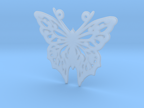 Butterfly in Clear Ultra Fine Detail Plastic