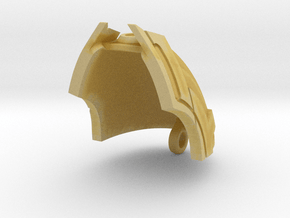 Tali Mask/Helmet Pendant in Tan Fine Detail Plastic