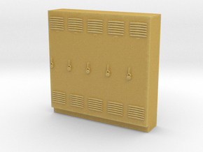 Standard Scale Lockers in Tan Fine Detail Plastic