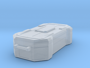 sci fi cargobox  in Clear Ultra Fine Detail Plastic