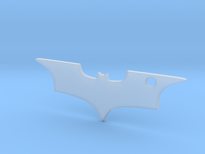 Batman Logo Keychain in Clear Ultra Fine Detail Plastic