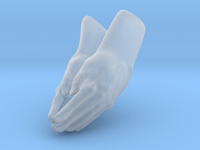 Praying Hands in Clear Ultra Fine Detail Plastic