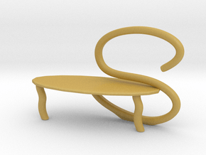 Chair No. 38 in Tan Fine Detail Plastic