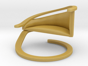 Chair No. 28 in Tan Fine Detail Plastic