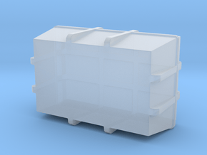 1:20 Cargo box 3 in Clear Ultra Fine Detail Plastic
