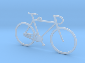 Racing Bicycle in Clear Ultra Fine Detail Plastic