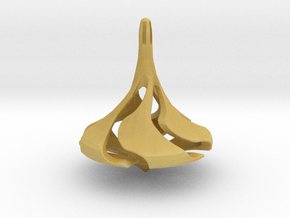 SUPERB Spinning Top in Tan Fine Detail Plastic