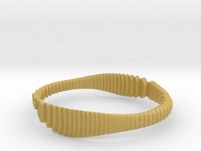Parametric Bracelets in Tan Fine Detail Plastic