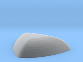 Triangle Gem - Thin in Clear Ultra Fine Detail Plastic