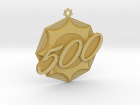 Immortan Joe "500" Badge / Medal in Tan Fine Detail Plastic