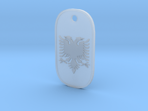 Albanian Pendant in Clear Ultra Fine Detail Plastic