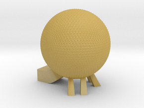 EPCOT Spaceship Earth Model in Tan Fine Detail Plastic