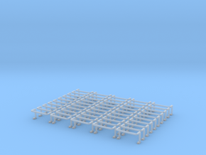 Ladder Rung 50pcs in Clear Ultra Fine Detail Plastic