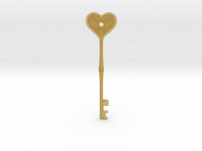 Resident Evil 2: Heart key in Tan Fine Detail Plastic