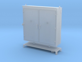 OSRC1 - Small relay / Electrical Cabinet in Clear Ultra Fine Detail Plastic
