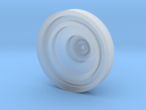 Yo-yo in Clear Ultra Fine Detail Plastic