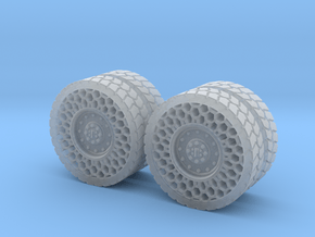 Airless Tires 1:35 - pattern 1 in Clear Ultra Fine Detail Plastic