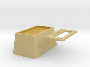 1/10 scale auto floor shifter box in Tan Fine Detail Plastic