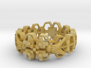 Wayuu memorial ring(Japan 10,USA 5.5,Britain K) in Tan Fine Detail Plastic
