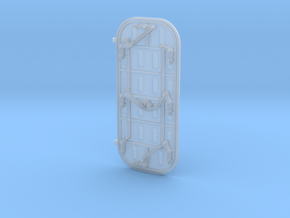 Door 3 in Clear Ultra Fine Detail Plastic