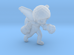 Afro Angel in Clear Ultra Fine Detail Plastic