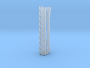 Dragon Scale Tie-bar in Clear Ultra Fine Detail Plastic