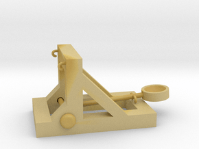 Rubber Band Catapult in Tan Fine Detail Plastic