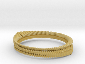 Tooth ring(Japan 10,USA 5.5,Britain K)  in Tan Fine Detail Plastic