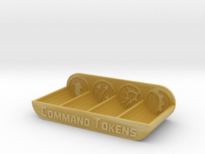 Armada Command Token Tray in Tan Fine Detail Plastic
