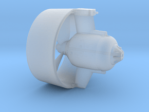 Thrustermodell für Quest7 ROV 1:20 in Clear Ultra Fine Detail Plastic