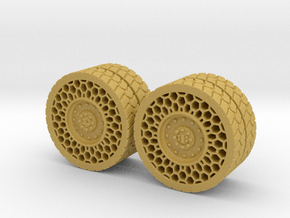 Airless Tire P1 1:87 in Tan Fine Detail Plastic