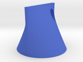 Shape Sorter Circle, Triangle, Square Pendant in Blue Smooth Versatile Plastic