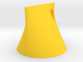 Shape Sorter Circle, Triangle, Square Pendant in Yellow Smooth Versatile Plastic