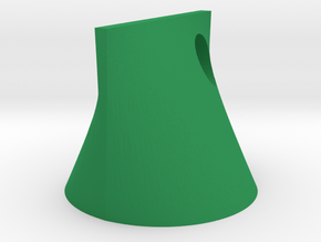 Shape Sorter Circle, Triangle, Square Pendant in Green Smooth Versatile Plastic